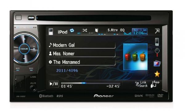 DVD Player Pioneer 2 Din USB e Bluetooth + FRETE GRÁTIS